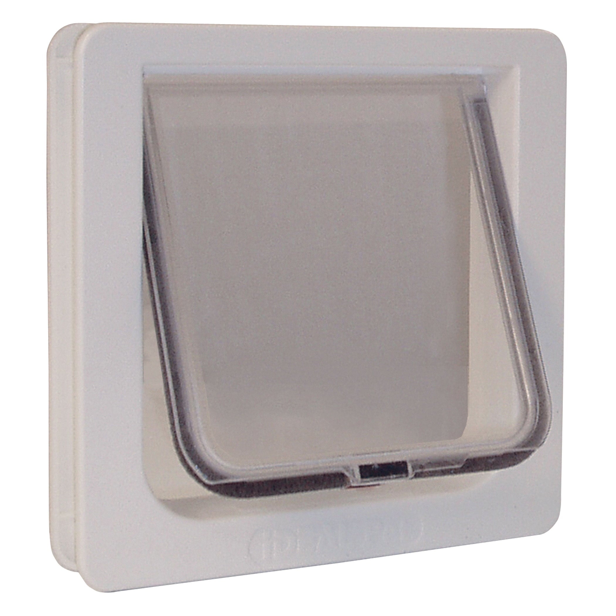 Ideal Pet Products Lockable Cat Flap Door Small White 1.625