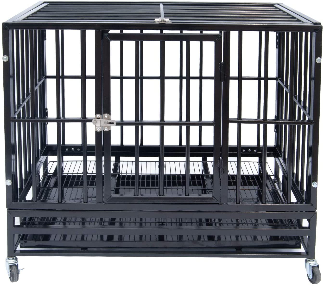 Polar Aurora Pet Dog Cage Heavy Duty Strong Metal Crate Dog