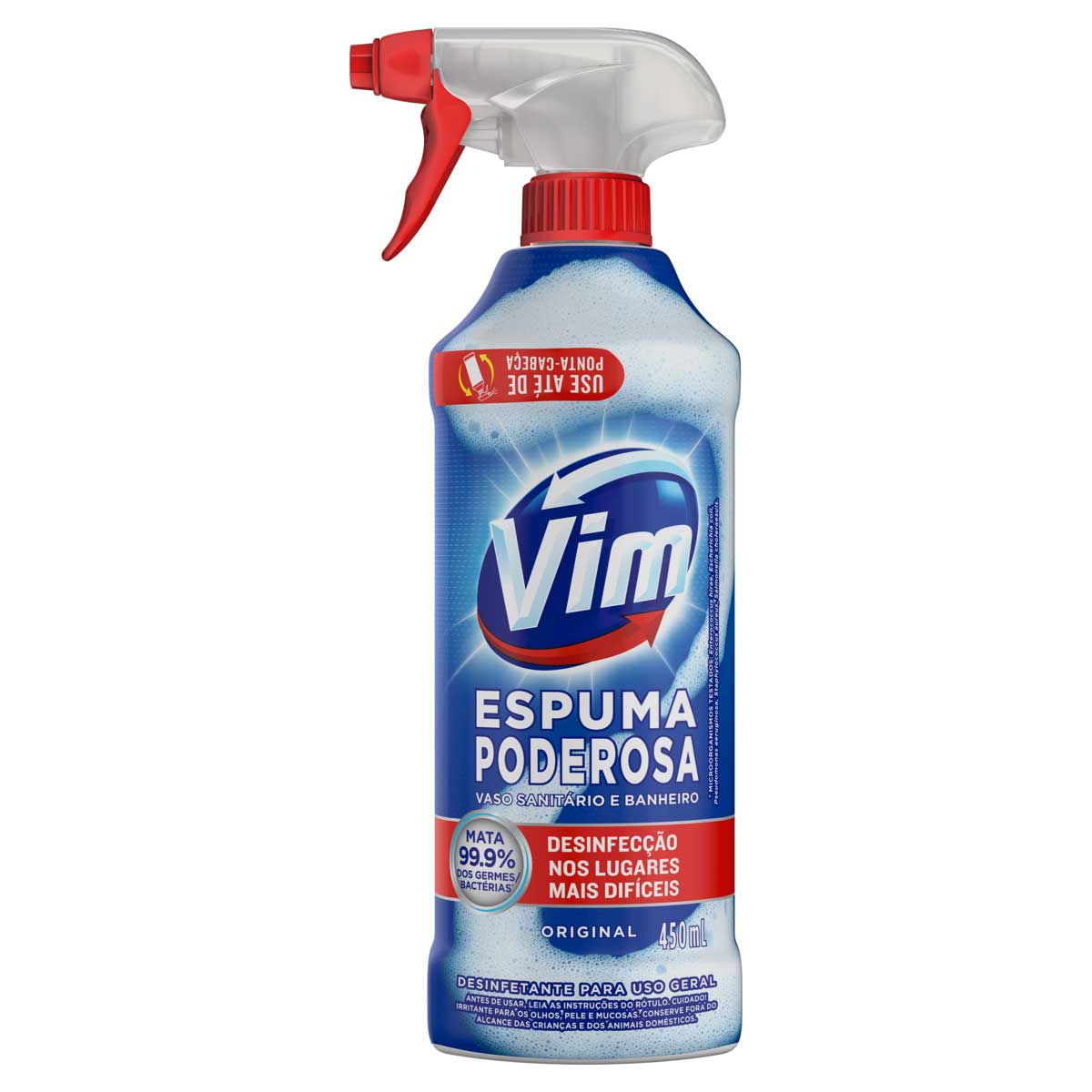 Desinfetante Uso Geral Original Vim Espuma Poderosa 450ml