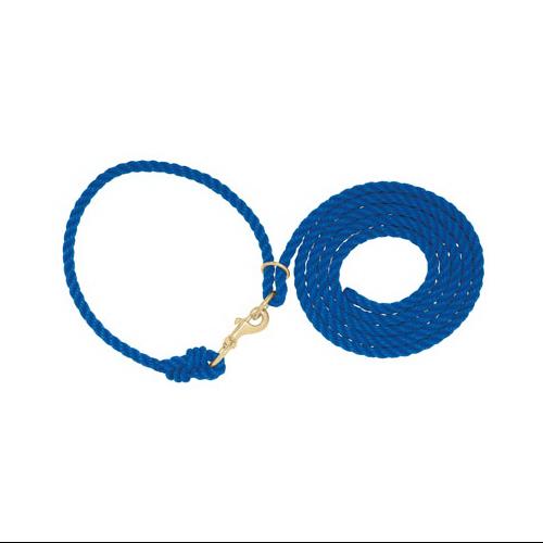 35-4040-BL Livestock Neck Rope， Blue Poly， 1/2 In. x 10 Ft. - Quantity 1