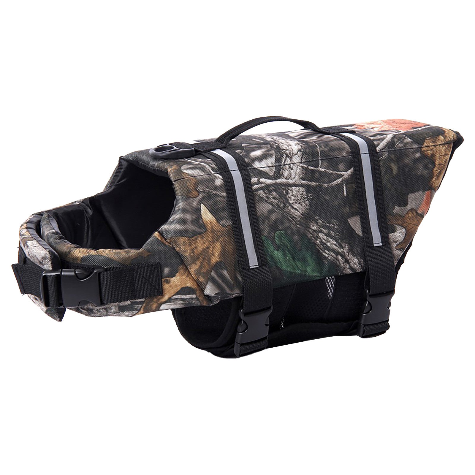 STEADY Dog Life Jacket With High Buoyancy And Durable Rescue Handle For Small To Medium Large Dogs - Gray