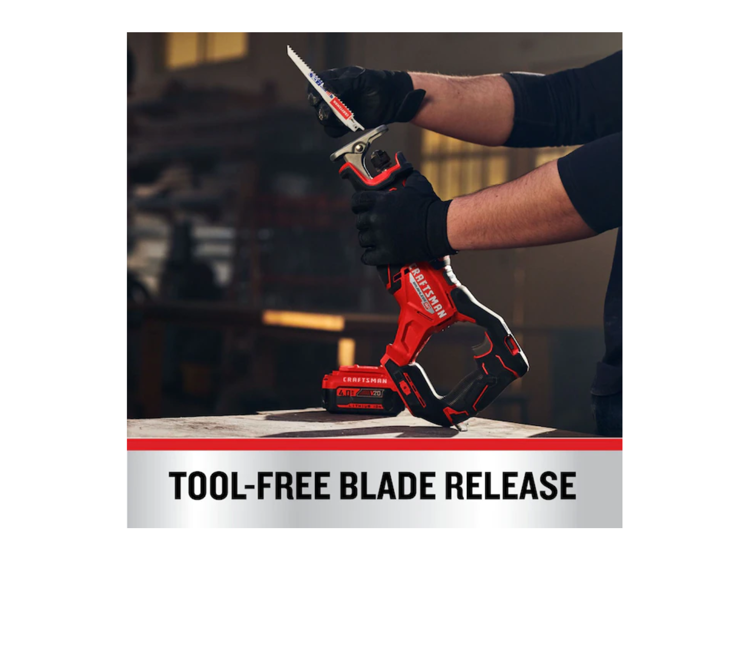 CRAFTSMAN CMCG451B V20 RP 4.5-in 20-volt Max Paddle Switch Brushless Cordless Angle Grinder