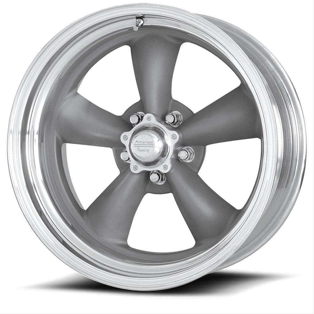 American Racing VNCL205286145 American Racing VNCL 205 Classic Torq-Thrust II Gray Painted Wheels