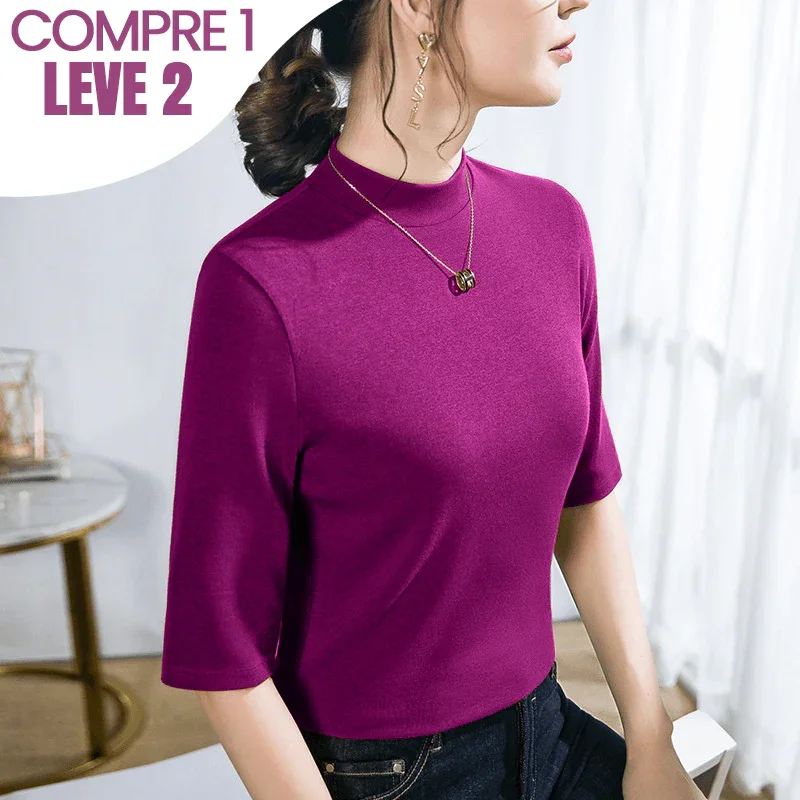 (Promoção Compre 1, Leve 2) Blusinhas Luna™ em Algodão Soft + Elastano / Muita Sutileza & Estilo para você arrasar em todos os lugares!