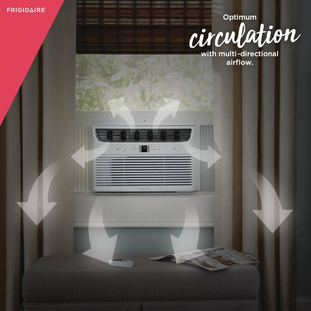 Frigidaire 6000 BTU WindowMounted Room Air Conditioner in White with WiFi