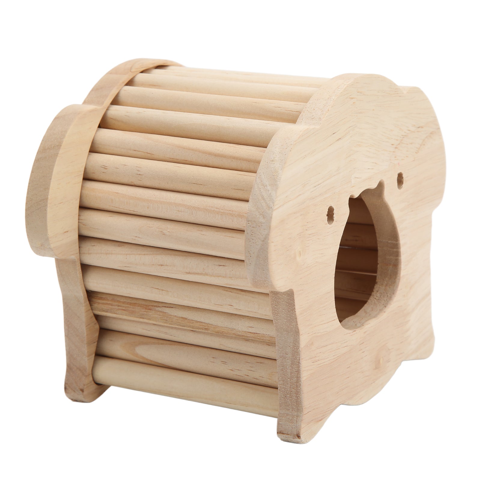 Hamster Wooden House， Wooden Ladder Hamster House Climbing Ramp Strong Structure  For Small Pets