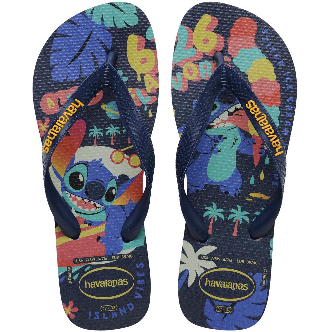 Chinelo Havaianas Top Disney Clássicos Stitch Azul