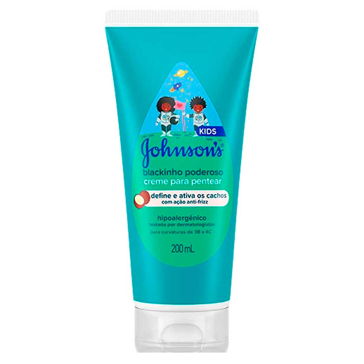 Creme de Pentear Johnson's Kids Blackinho Poderoso 200ml