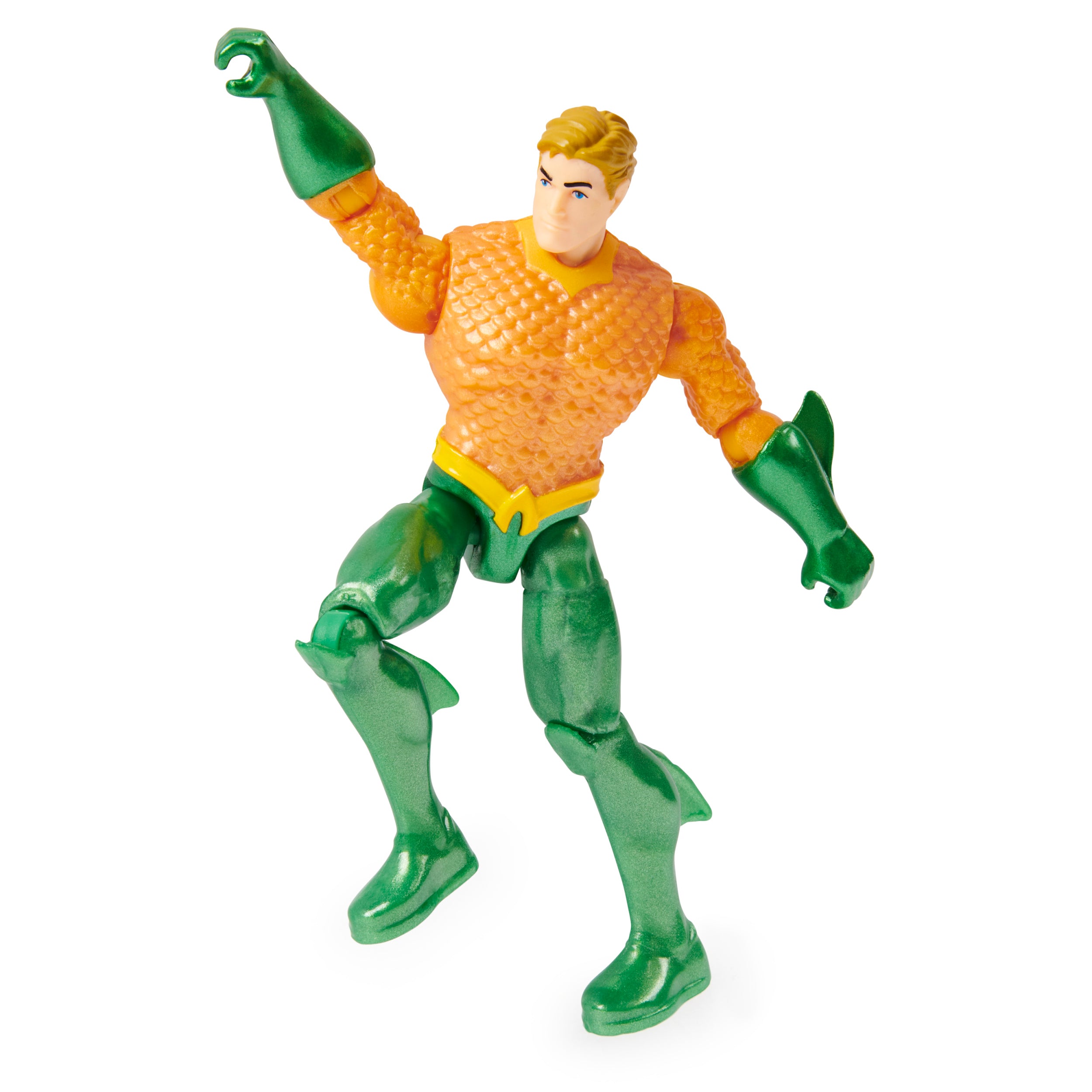 DC Comics 4-inch AQUAMAN Action Figure with 3 Mystery Accessories， Adventure 2