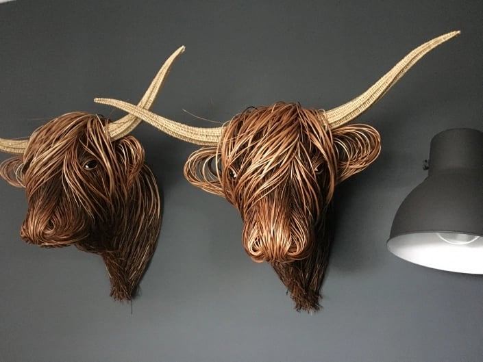 Woven Willow Highland Cow-🎁2023-Christmas Hot Sale🎁