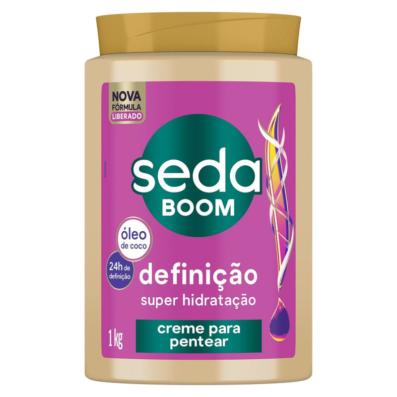 Creme para Pentear Seda Boom Definicao Super Hidratacao 1Kg