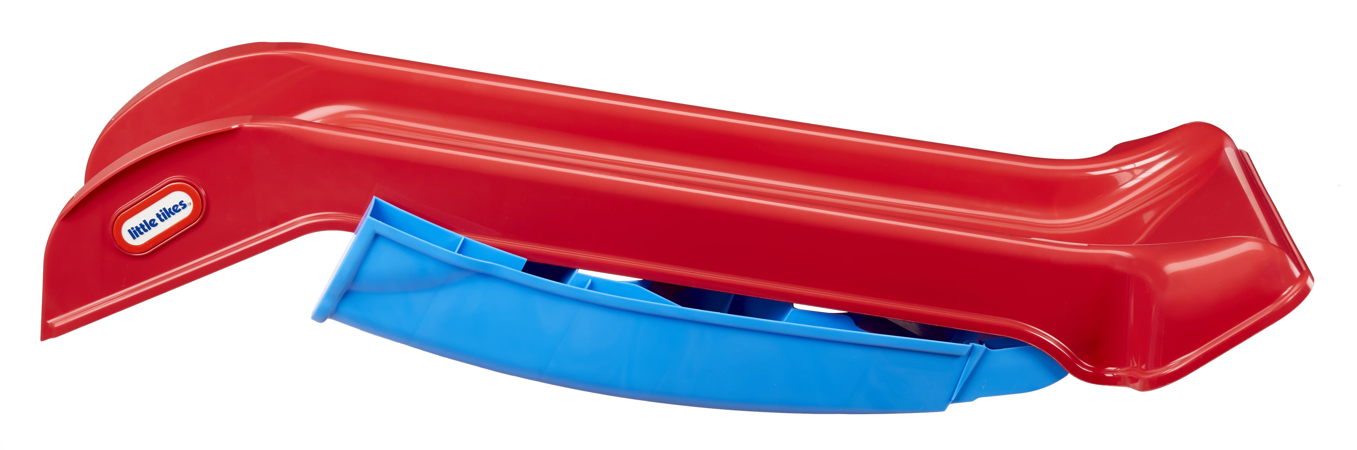 Little Tikes Light-up First Slide Indoor Outdoor Playground Slide with Folding for Easy Storage， Red and Blue- For Kids Toddlers Boys Girls Ages 18 Months to 6 Years