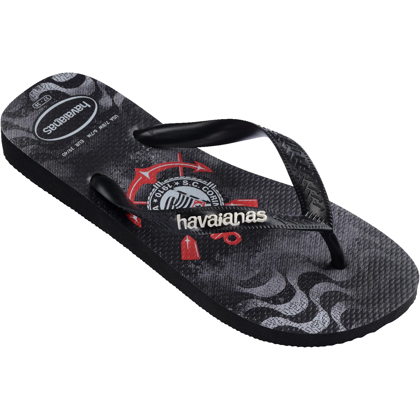 Chinelo Havaianas Top Times Corinthians