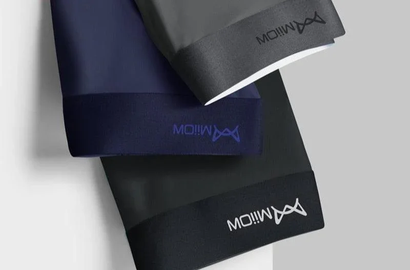 3Pcs Cueca em Seda Gelo (Antibacteriana)