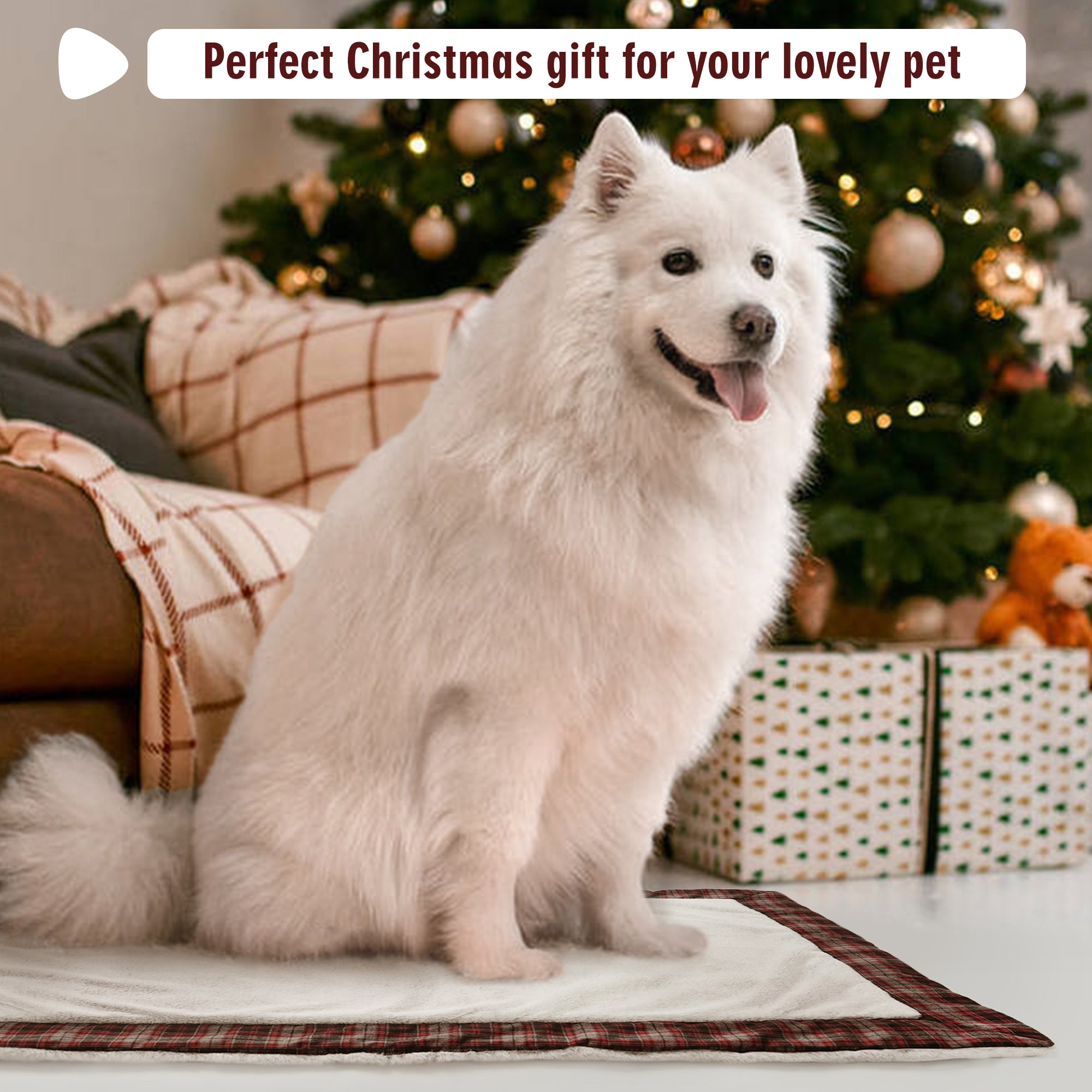 IDOMIK Dog Bed Crate Pad， Dog Beds for Large Dogs， Plush Soft Pet Beds， Washable Dog Crate Bed for Large Dogs and Cats， Warm Dog Kennel Pad