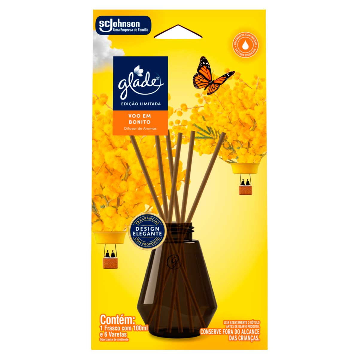 Difusor de Aromas Voo em Bonito Glade 100ml