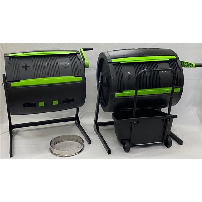 Maze, RSI   RSI-MCT-D245-2CS   2-RSI-Maze 65 Gallon Composter with 1-Cart & 1-Sifter