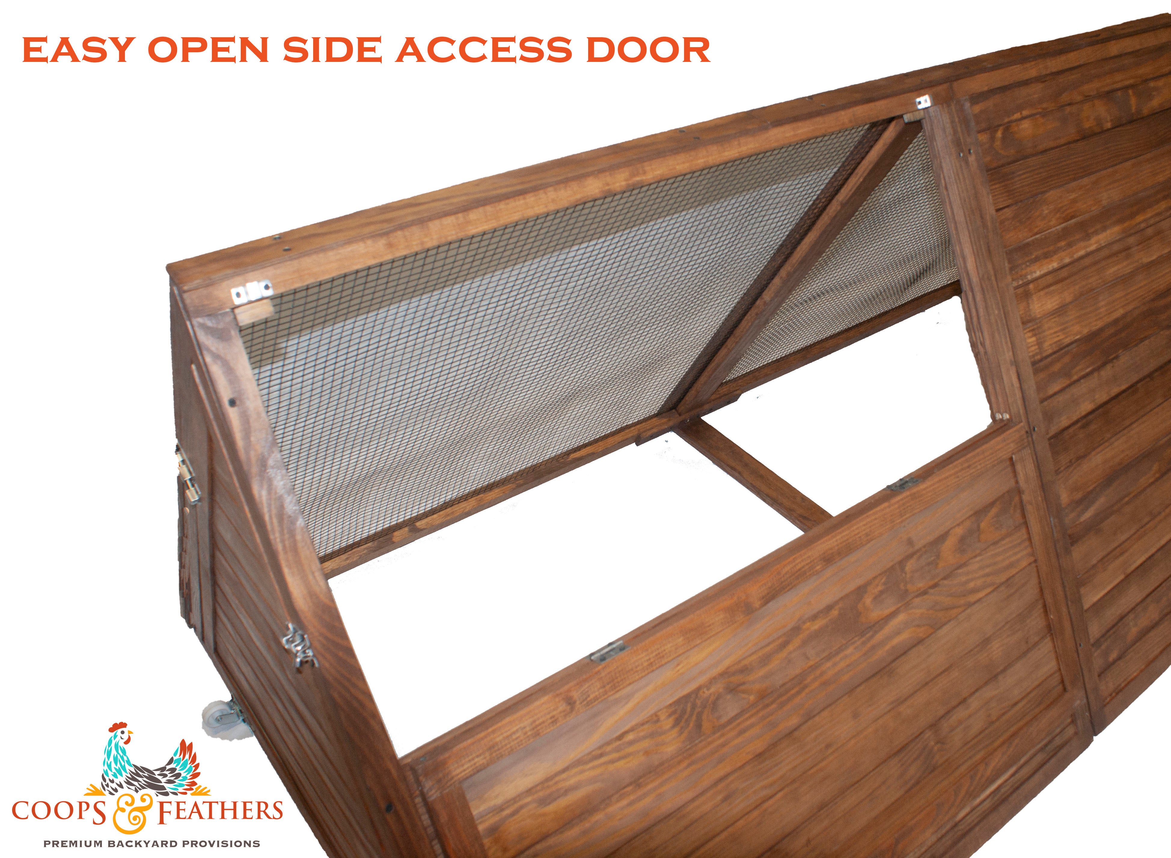 Coops and Feathers Chicken Tractor-Mobile