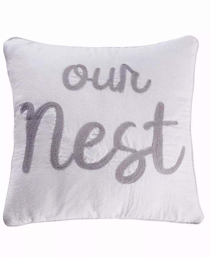 Levtex Bondi Stripe Our Nest Decorative Pillow， 18