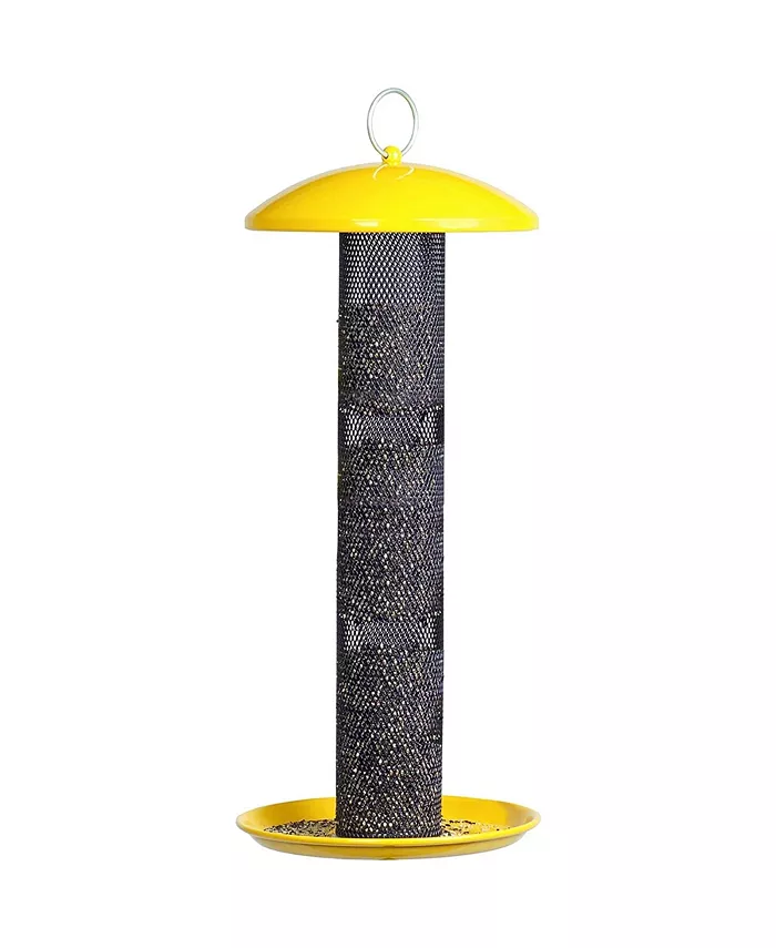 Perky-Pet Straight-Sided Finch Metal Tube Feeder， Yellow