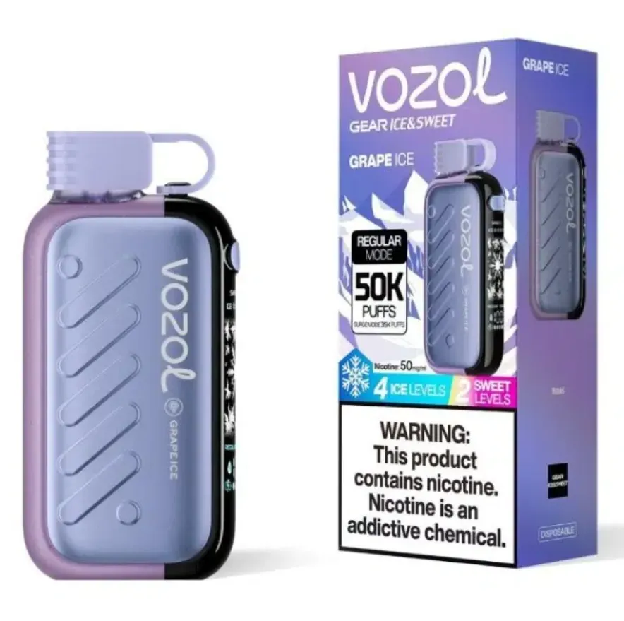 🧊 VOZOL GEAR ICE&SWEET 50000 Puffs – 10-Pack Disposable Vape with Ice & Sweet Control