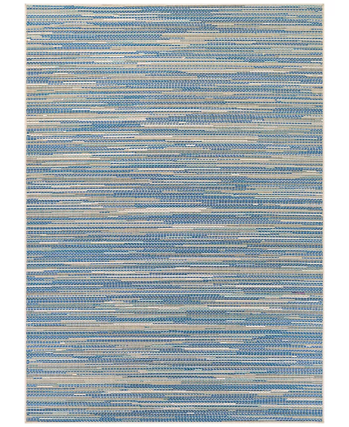Couristan Monaco Alassio Sand-Azure-Turquoise Indoor Outdoor Area Rug Collection