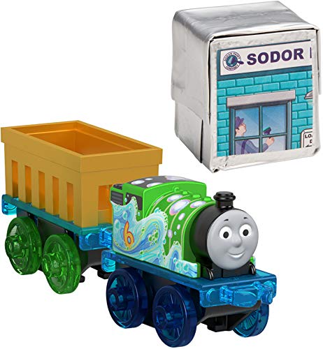 Thomas and Friends MINIS Fizz 'n Go Cargo Surprise Percy and Cat