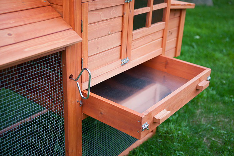 All in one chicken coop with hardware cloth floor-The Clubhouse for up to 4 chickens