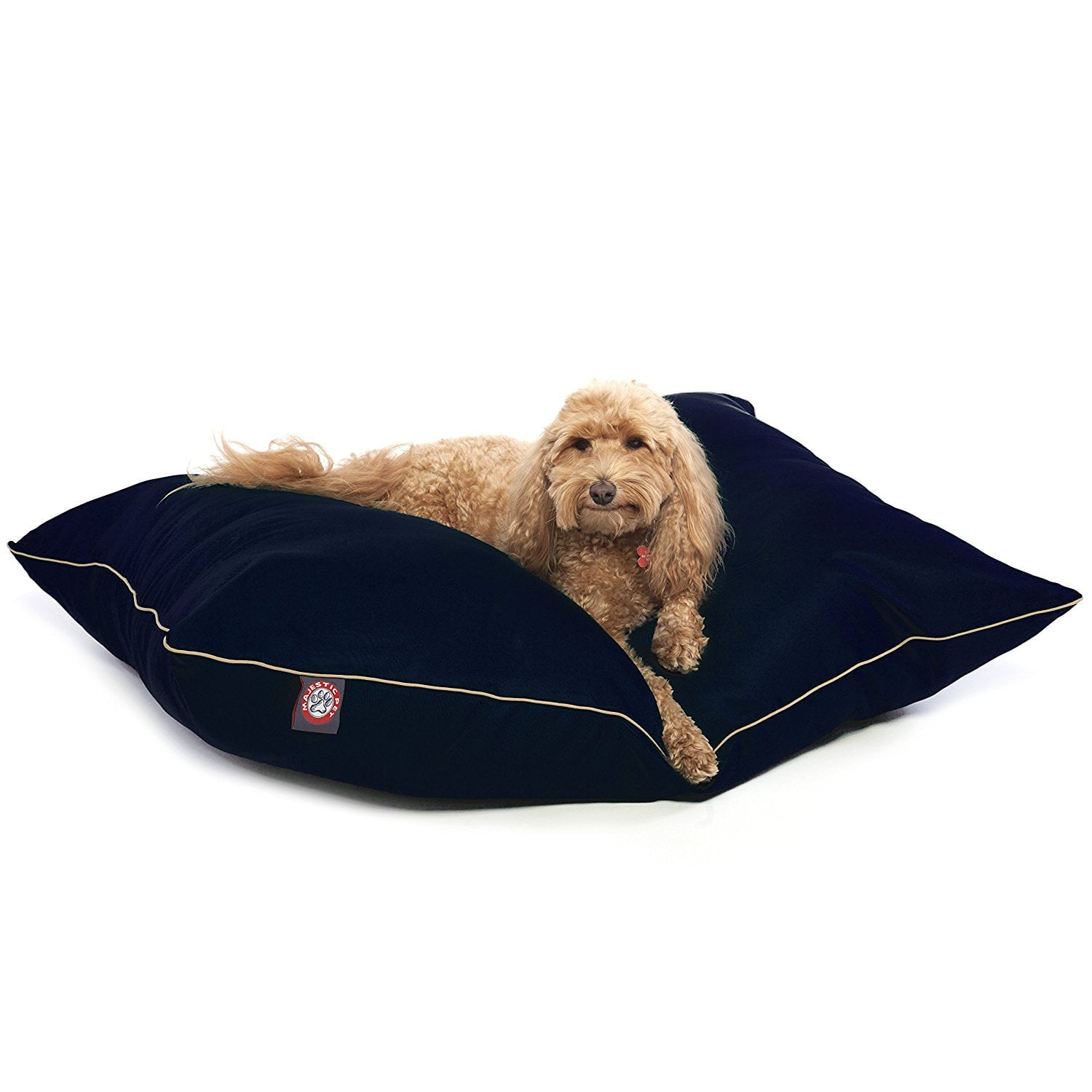 Majestic Pet Super Value Machine Washable Pet Dog Bed， Medium， Blue