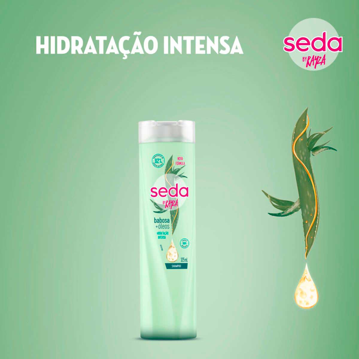 Shampoo Seda By Rayza Babosa + Oleos 325ml
