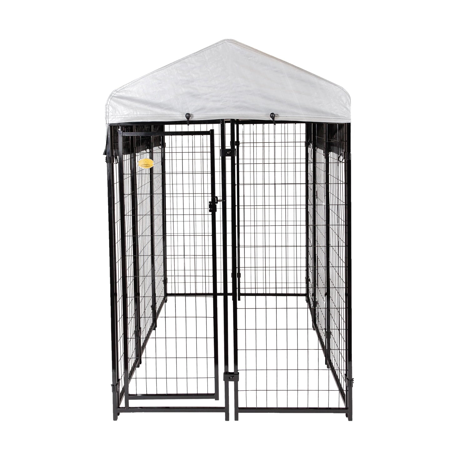 KennelMaster Black Welded Wire Dog Kennel， 72