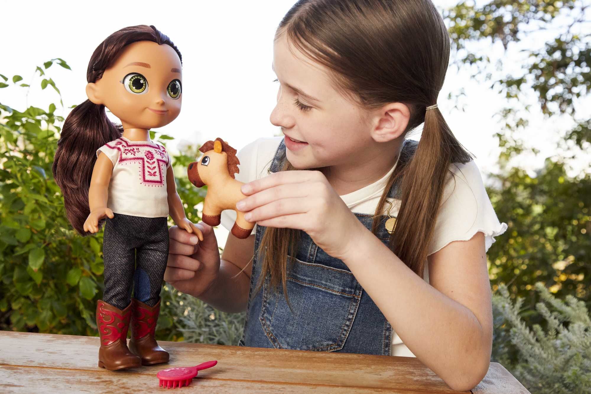 Spirit Untamed Toddler Lucky Doll (14-In), Spirit Plush & Brush, Ages 3 Years & Up