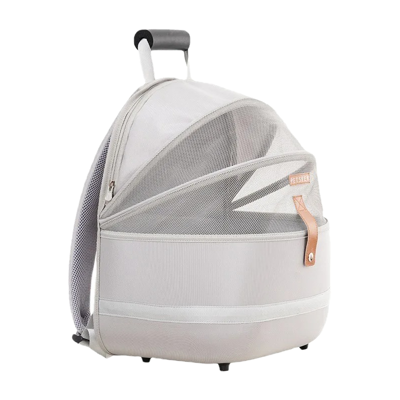 Pet Travel Backpack with 90° Open Design & Breathable Mesh | Lightweight & Foldable