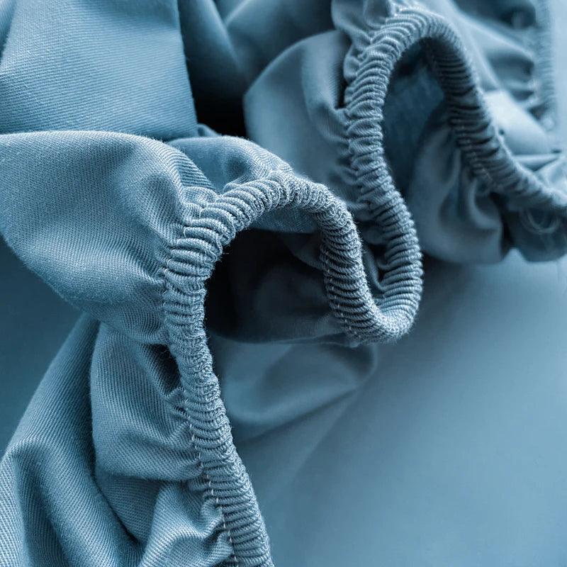 Jogo de Cama CharmeSoberano™ 600 Fios - Algodão Egípcio e Elegância Noturna!