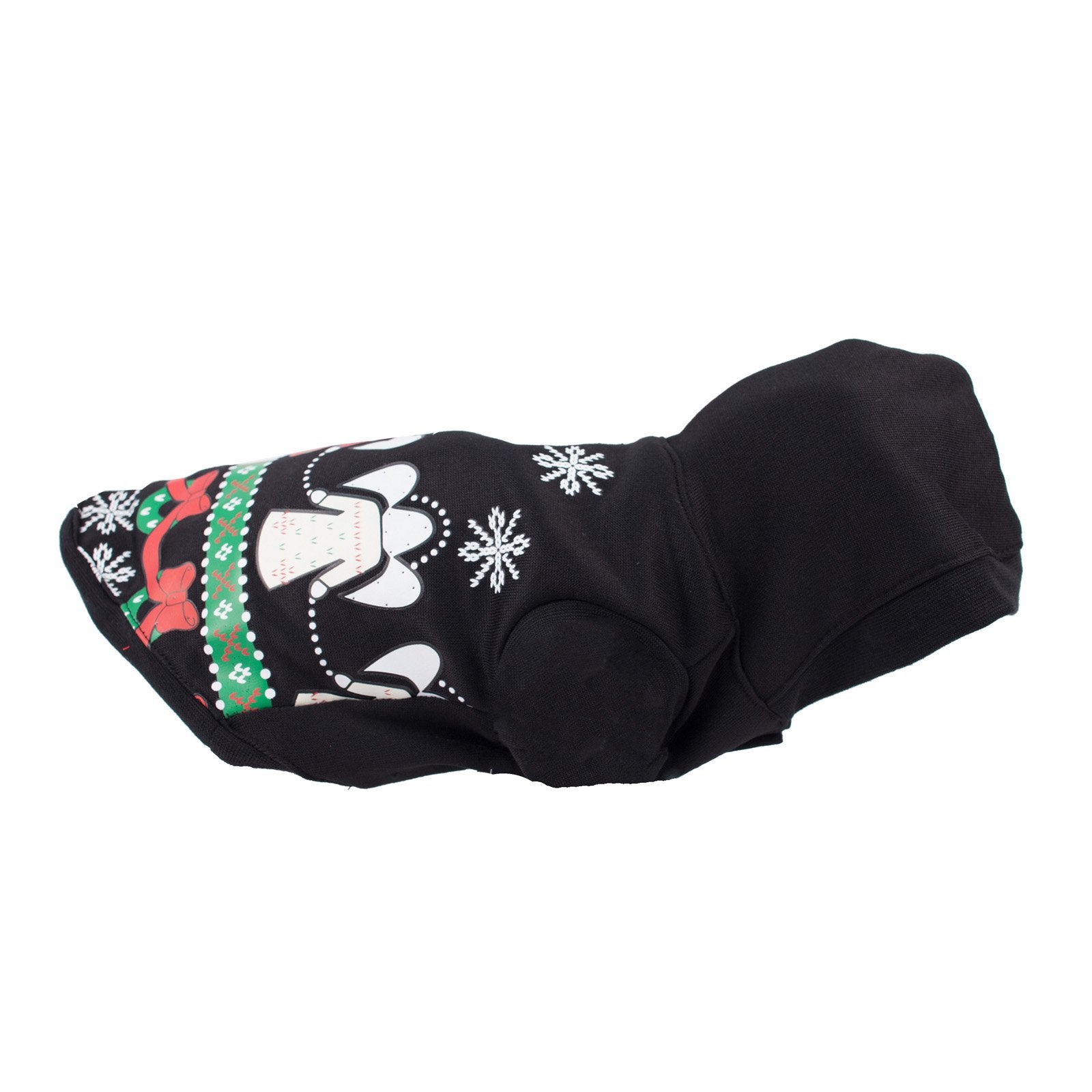 Pet Life ® LED Lighting Patterned Holiday Hooded Dog Costume Sweater w/ Included Batteries