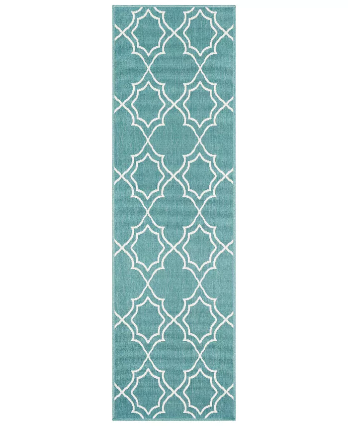 Surya Alfresco ALF-9653 Teal 2'3