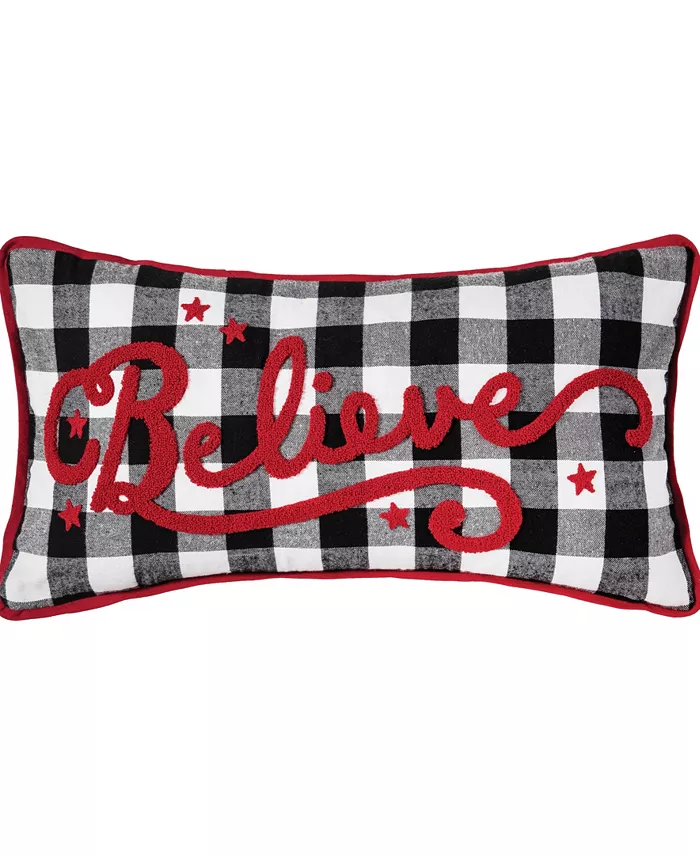 CandF Home Franklin Farm Believe Pillow， 12