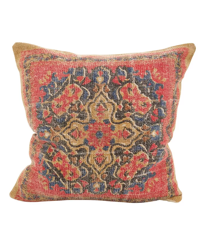 Saro Lifestyle Bohemian Mosaic Decorative Pillow， 20