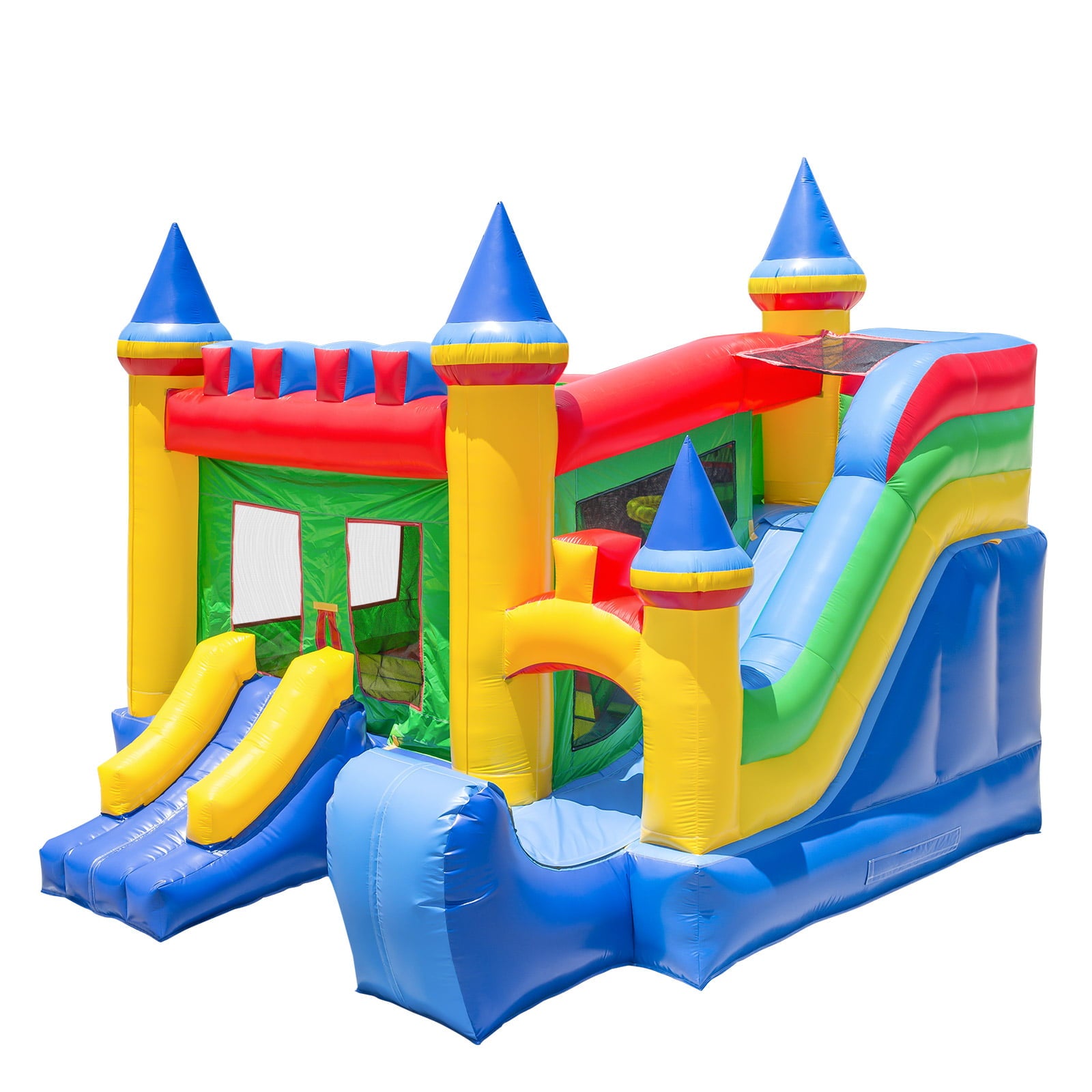 Inflatable HQ Cloud 9 Commercial Grade Bounce House Castle Kingdom with Jumper Slide