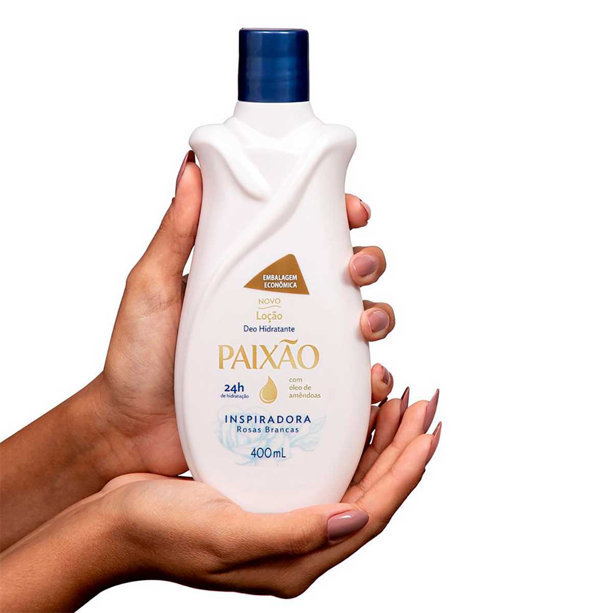 Hidratante Paixao Inspiradora com Oleo de Amendoas acao desodorante 400ml