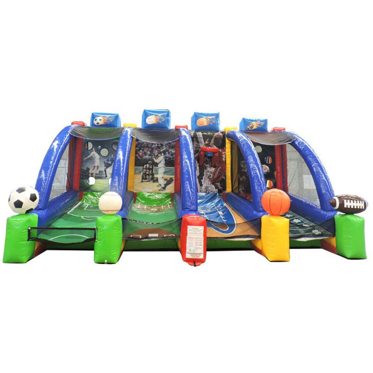 TentandTable Bounce House Commercial Vinyl Interactive Inflatable Kids Game， Sports Carnival Games