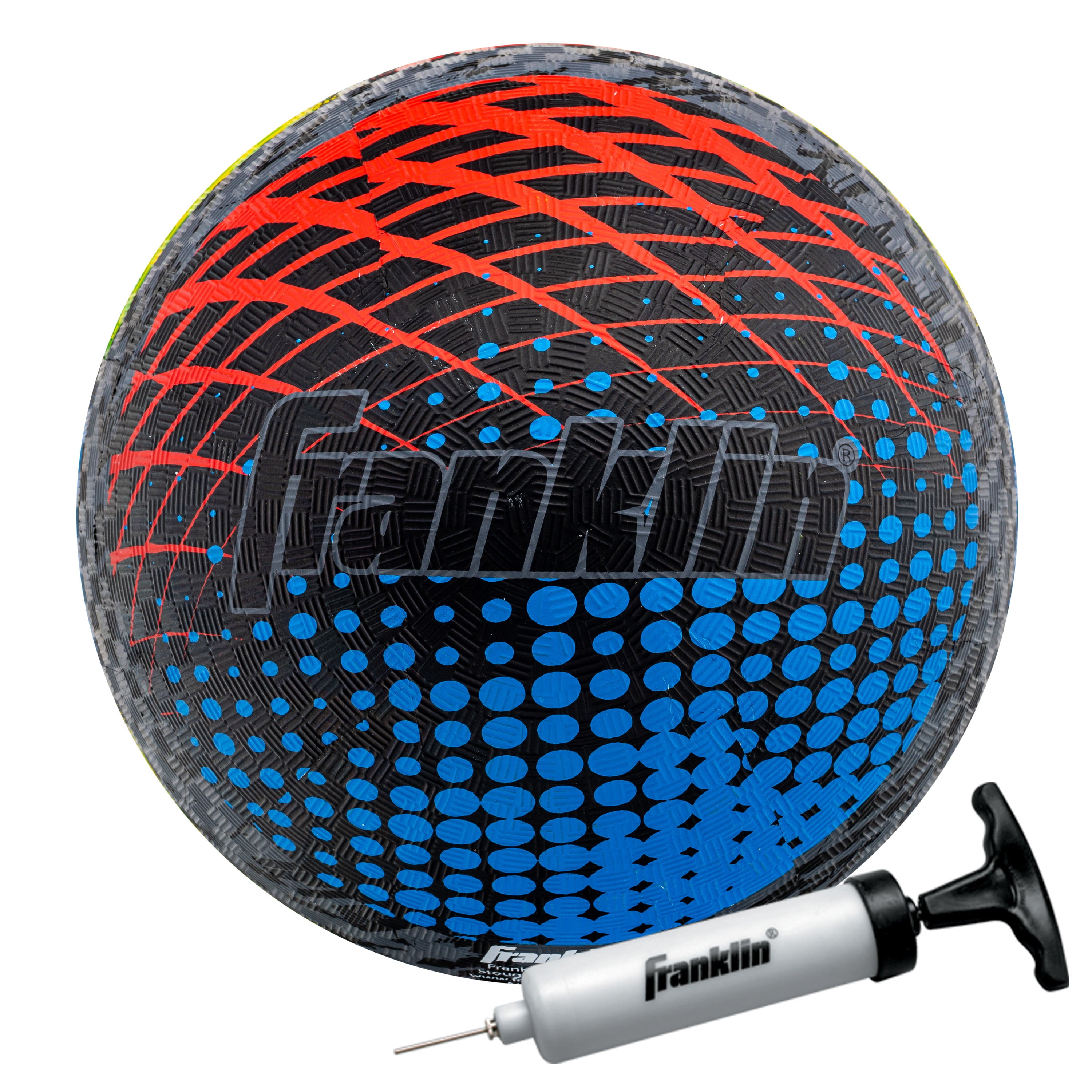 Franklin Sports MYSTIC Rubber Playground Ball - Kickball， Dodgeball and Four Square Ball - 8.5