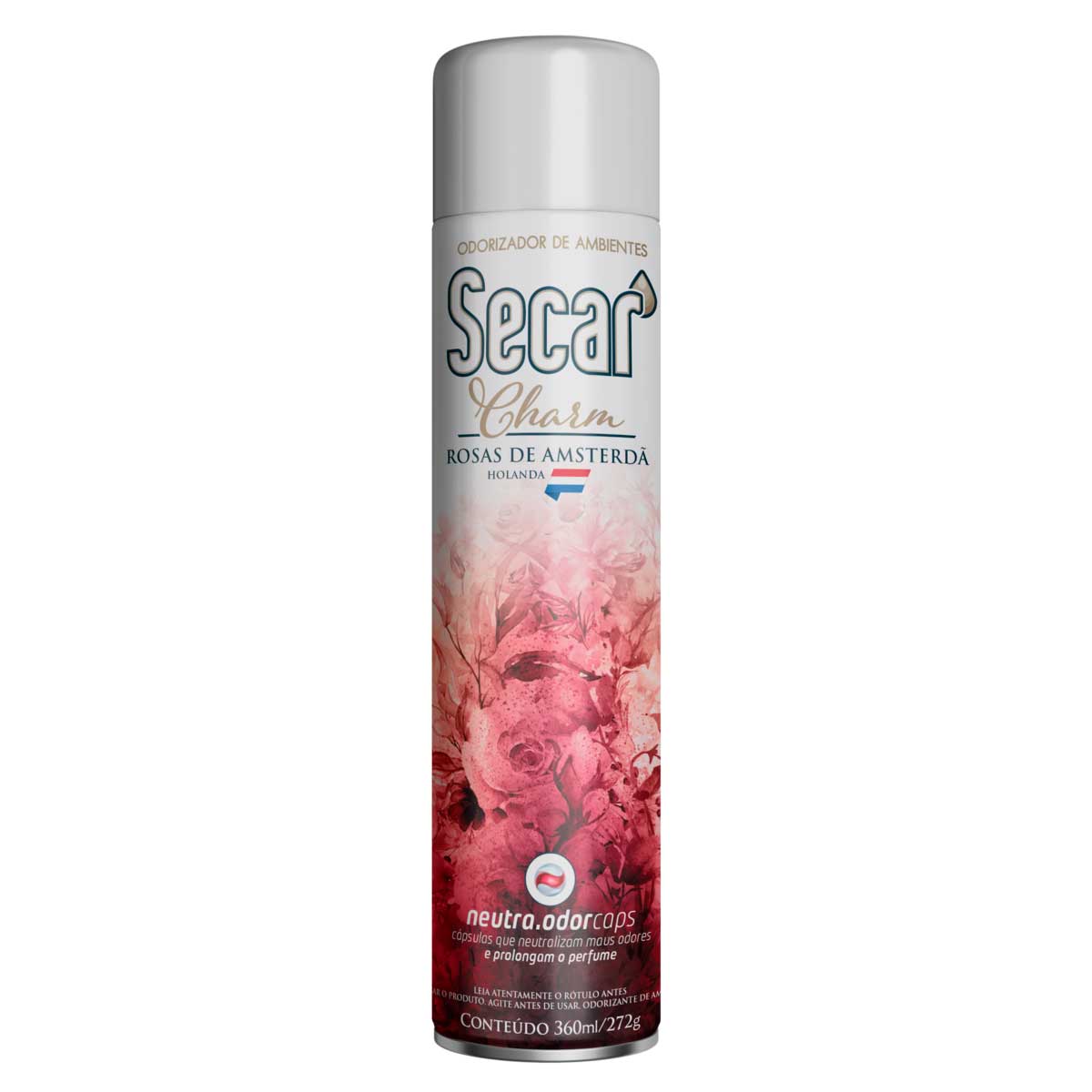 Odorizador de Ambiente Aerossol Rosas de Amsterda Secar Charm 360ml