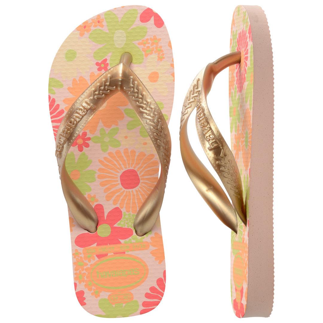 Chinelo Havaianas Infantil Flores