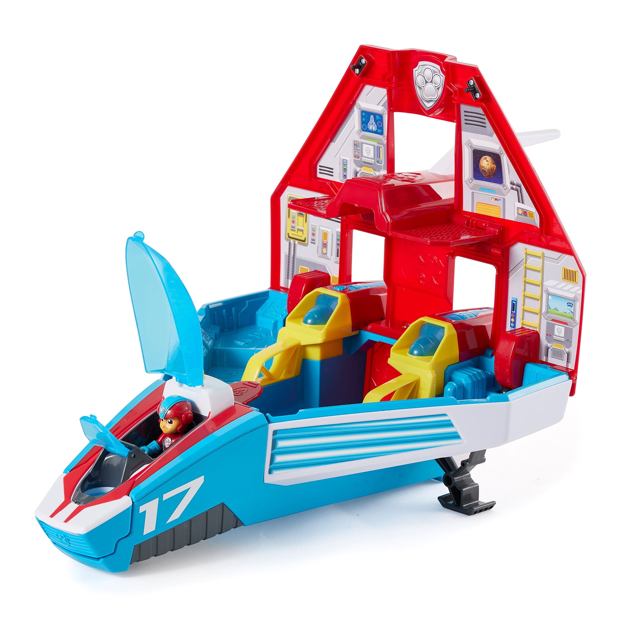 Paw Patrol Super Paws 2 in 1 Transforming Mighty Pups Jet Command Center