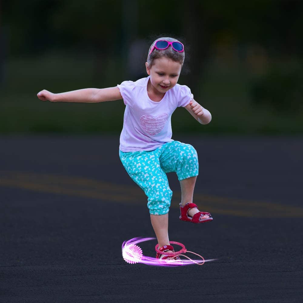 ArtCreativity Light up Ankle Skip Ball Bright LEDs， Jumping Game