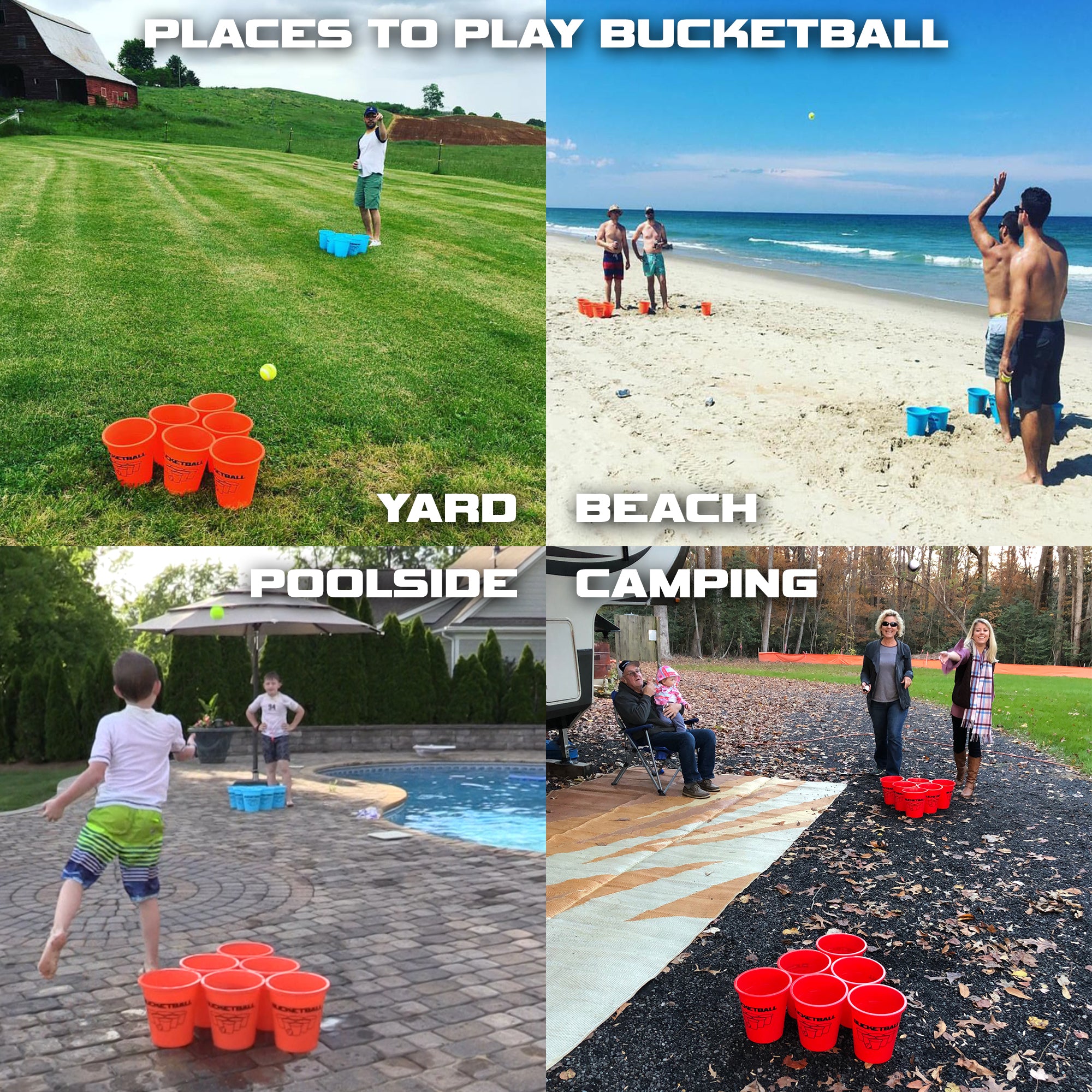 BucketBall 15 Piece Bucket Ball Beach Edition Set