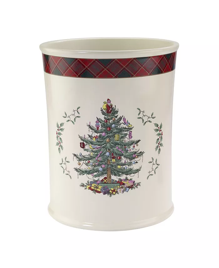 Spode Tartan Wastebasket