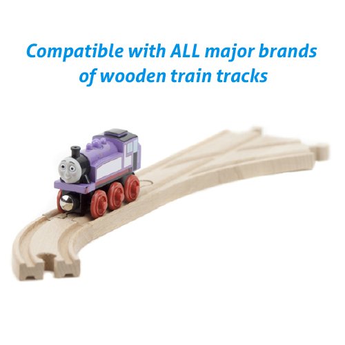 Conductor Carl Wooden Train Track Adapters (8 Pack)
