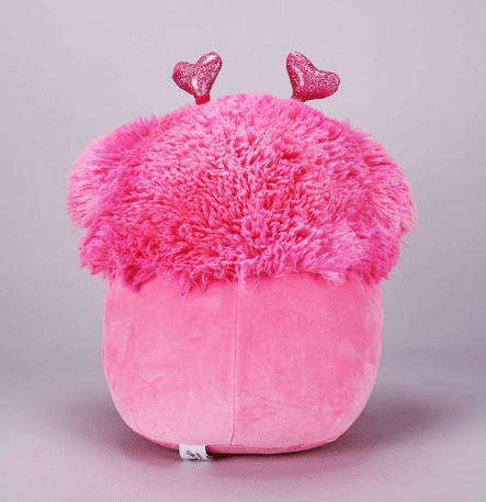 Squishmallows Official Kellytoys - Caparinne The Hot Pink Bigfoot， Valentine's Day 12 Inch Plush